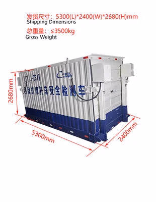 Mobile vehicle safety inspection line