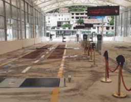 Cartesy vehicle inspection equipment for configured maintenance inspection projects