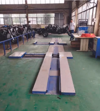 Structure of motorcycle inspection equipment