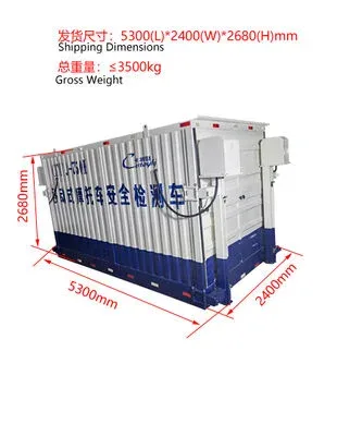 Mobile vehicle safety inspection line